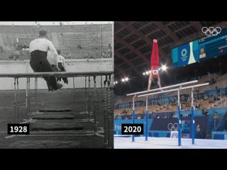 porn олимпийская гимнастика параллельные брусья 1928 vs 2020 hd