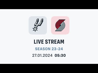 porn прямая трансляция матча сан антонио портленд san antonio spurs vs portland trail blazers live stream 27 01 2024 hd