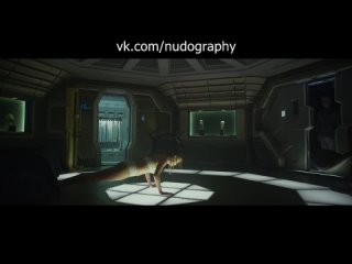 porn сексуальная шарлиз терон charlize theron в нижнем белье в фильме прометей prometheus 2012 ридли скотт hd