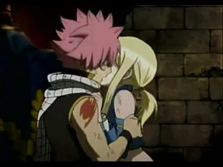 porn fairy tail жрица феникса вырезанная сцена нацу и люси поцелуй hd