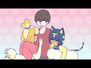 porn гарем монстродевочек dangoheart animation ankha and isabelle got drunk an porn crossing anime hd