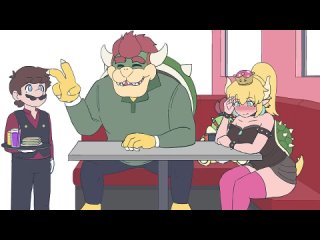 porn моя дочь в вас влюбилась официант dangoheart animation my daughter think you are so cute a bowsette animation hd