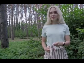 porn пикапер познакомился в лесу с красивой тянкой и трахнул её за бабки hd