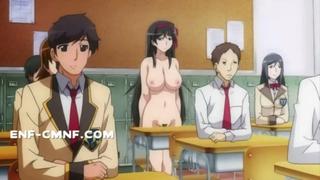 porn хентай принудительная нагота школьнице приказали раздеться догола перед всем классом hd