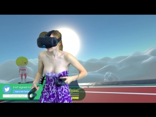 porn девушка случайно показала сиськи играя в htc vive hd