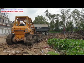 porn ឡនបនយឌបចកដ dongfeng hyundai scania dump truck unloading soil hd