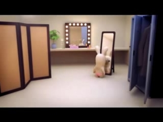 porn бешенные кролики примеряют розовые трусики hd