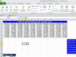 porn office 2010 class 23 excel functions defined names sum count counta sumif countif hd
