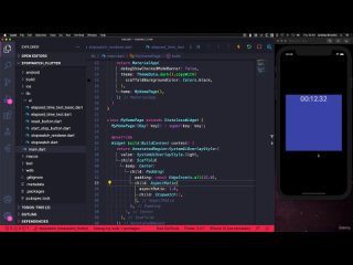 porn build a flutter stopwatch app with custom ui and animations hd