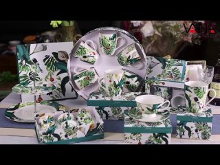 porn vana floral tea set tea cups tea pot gift box china tea set tea sets for women hd