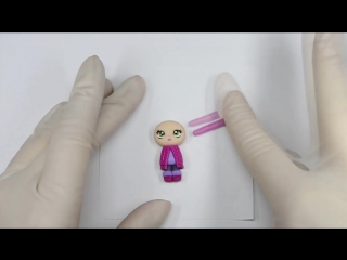 porn кулон чиби девочка полимерная глина мастер класс polymer clay tutorial chibi hd